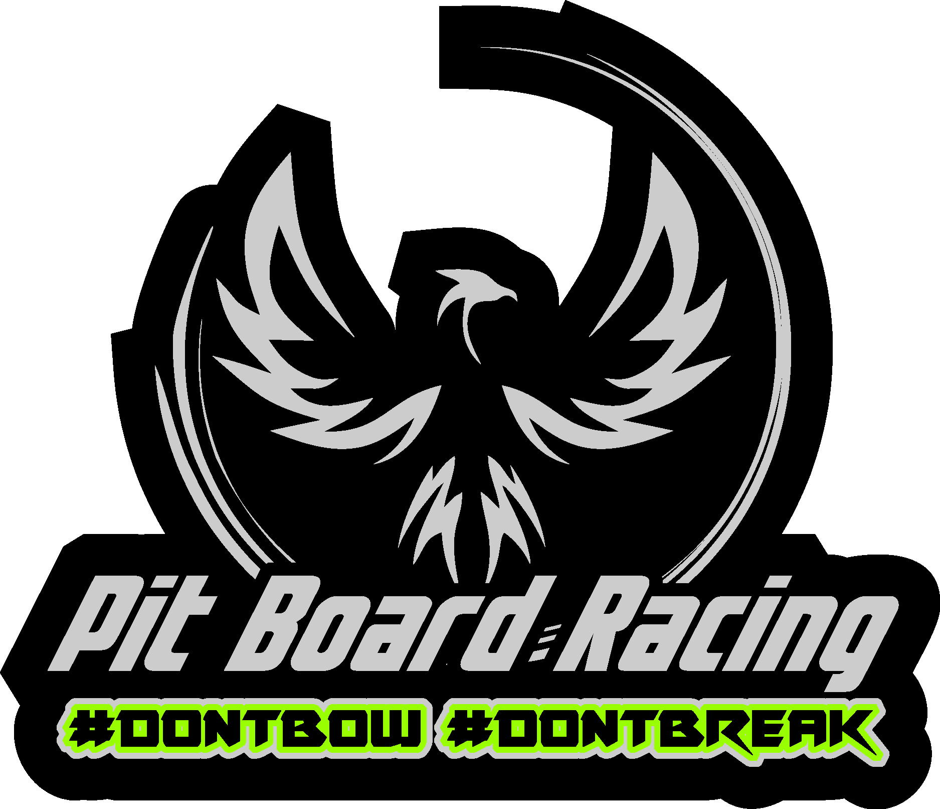 Pit Board Racing Logo Vector Logo
